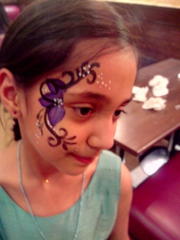  face panting for birthday party